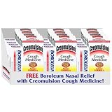 3 Pack Creomulsion Adult Cough Syrup w/FREE BOROLEUM [Health and Beauty]