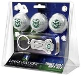 Colorado State Rams 3 Golf Ball Gift Pack w/ Hat Clip - NCAA College Athletics