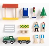 Train Play Accessories Set - 18-piece
