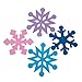 Foam Jumbo Snowflakes - 24 Pc Winter Craft Foam Shapes to decorate