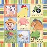 Art4Kids Barnyard Buddies I Mounted Art Print -18x18