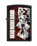 Zippo Deadman's Hand-Poker Black Matte Lighter, 1476