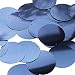 Round Flat Sequin 40mm Royal Navy Blue Metallic. Couture Paillettes. Made in USA