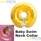 YOUR BABY CAN SWIM! Inflatable Learner Swim Float/Swimming Float Neck Collar - Offers best protection for your Child/Baby while they REALLY learn to swim! Color & Design May Vary.