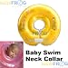 Baby : YOUR BABY CAN SWIM! Inflatable Learner Swim Float/Swimming Float Neck Collar - Offers best protection for your Child/Baby while they REALLY learn to swim! Color & Design May Vary.