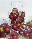 Bag of 24 1 1/2 - 1 3/4" Artificial Pomegranet or Crab Apples (Jar Not Included) Great Holiday Decorations