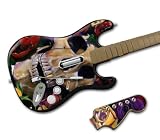 MusicSkins MS-SMAK10028 Rock Band Wireless Guitar- Stanley Mouse and Alton Kelley- Afrose Skin