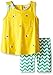 Rare Editions Little Girls' Toddler Cupcake Print Short Set, Yellow/Mint/White, 4T