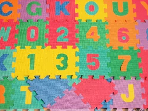 New 36pcs Foam Alphabet Letter and Number Puzzle Floor Mat Puzzle Child TOY 30cm/12inch