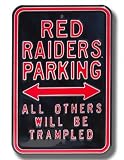 Authentic Street Signs Texas Tech Red Raiders Fans Parking Sign