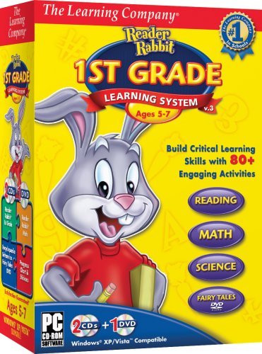 TLC Reader Rabbit 1st Grade Learning System 2008