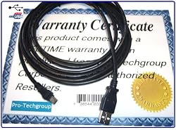 Pro-Techgroup 3 ft Premium USB2.0 A to Mini B 5-pin shielded black High Speed Cable for digital camera camcorder, cell phone, smartphone, PDA's, portable digital devices
