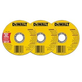 DeWALT DW8062-3 (3) 4-1 2 x .045 x 7 8 Type 1 Abrasive Cut-Off Wheel - 3 Wheels by DeWalt