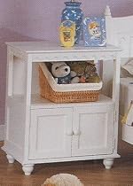 Cape Cod Style Kid Bedroom White Finish NightStand