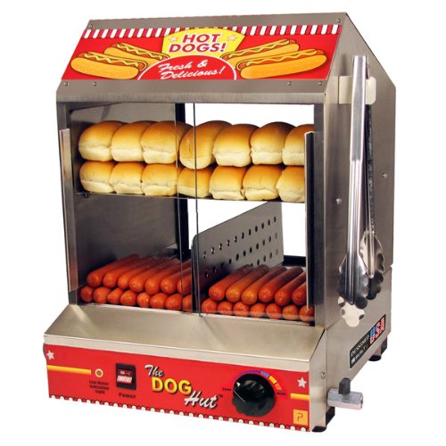Paragon Hot Dog Hut Steamer and Merchandiser