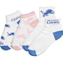 For Bare Feet Detroit Lions Women's Socks- 3 Pack Medium