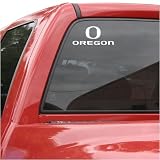 Oregon Ducks 8x8 White Decal Logo