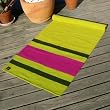 MundoYoga - Tapis de yoga indien classique en coton "Mysore", vert pistache