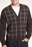 Blue Harbour Pure Lambswool V-Neck Check Cardigan [T30-2540B-S]