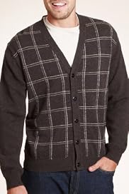 Blue Harbour Pure Lambswool V-Neck Check Cardigan [T30-2540B-S]