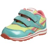 Reebok Toddler Versa Classic Nylon KC Sneaker,Green/Blue/Berry,5.5 M Toddler