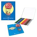 eeBoo Nemo and the Princess Sketchbook and 24-pk. Color Pencil Art Set