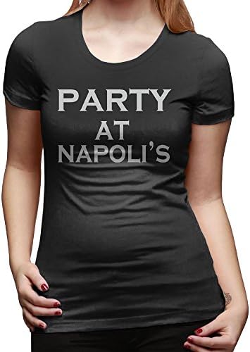 Women's Party At Napolis Wordmark Logo 100% Cotton T-Shirts
