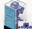 Chessex Opaque Blue 7 piece dice set