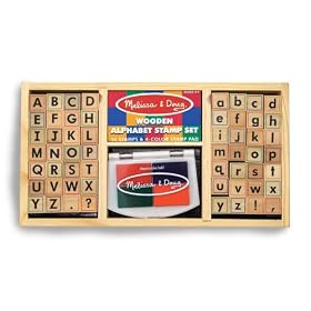 Melissa and Doug Deluxe Alphabet Stamp Set by Arts And Crafts