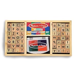 Melissa and Doug Deluxe Alphabet Stamp Set by 
