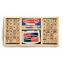 Melissa & Doug Deluxe Alphabet Stamp Set