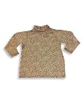 Mulberribush - Girls Long Sleeved Turtleneck, Lt. Brown, Black