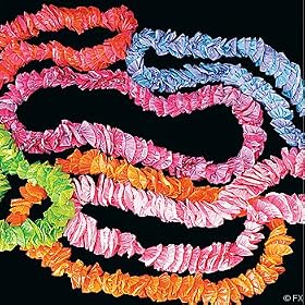 Leis 36 inch Poly Leis TwoTone 12 pc