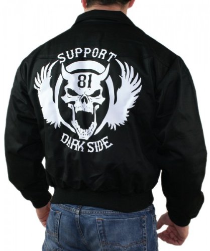Support 81 Dark Side Harrington Jacke Hells Angels 1239 Größe S - 3XL - schwarz Support 81 Dark Side Harrington Jacke Hells Angels 1239 Größe S - 3XL - schwarz