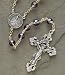 Set of 2 Amethyst Venetian Beaded Rosaries With 8MM Glass Beads 22" #3041