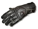 G40 NEW MEN MOTORCYCLE GLOVES KEVLAR LEATHER BLACK