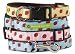 Cute As A Bug - Pink - Barker  Meowsky Dog Collar - Medium