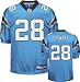 Jonathan Stewart Jersey: Reebok Authentic Blue #28 Carolina Panthers Jersey - 48