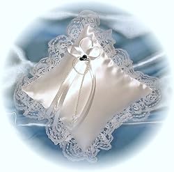 Hats Off Square Ring Bearer Pillow