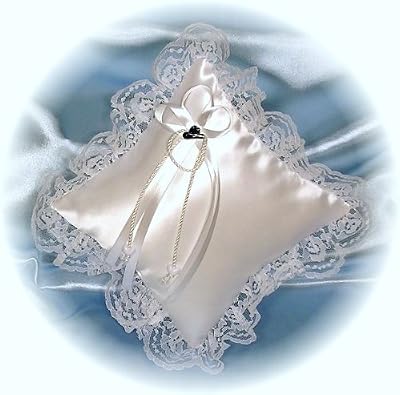 Hats Off Square Ring Bearer Pillow