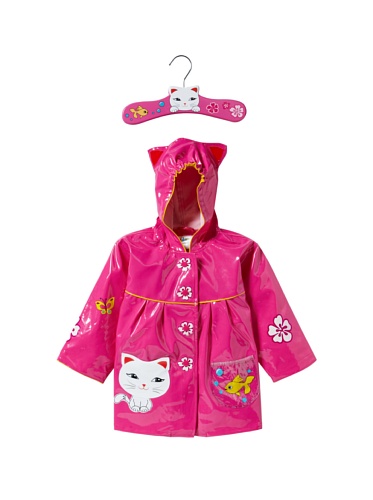 Cat In Raincoat. 2-6 Lucky Cat Raincoat