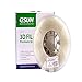 eSUN 3D 3mm PETG Natural Filament 1kg (2.2lb), PETG 3D Printer Filament, Actual Diameter 2.85mm +/- 0.05mm, Semi-Transparent Natural