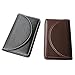 KINGFOM PU Leather Business Card Holder Name Card Case Credit Card Wallet Universal Card Holder with Magnetic Shut Brown(Hold 25 pcs of cards)