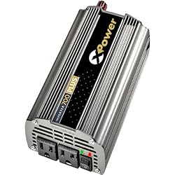 Dual Outlet DC-To-AC Power Inverter - 500-Watts Continuous Power, 700-Watts For 5 Minutes