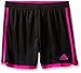 adidas Performance Girls Tastigo 15 Shorts, Black/Shock Pink, Large