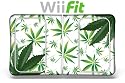 New Protective Skin for Nintendo Wii Fit Balance Board with "E Shock" impact protection - Weeds White