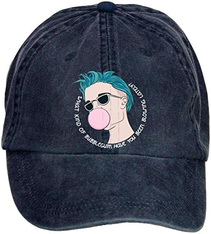 WHUO Unisex 6 Panel Baseball Cap - Halsey Hats Navy