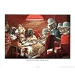 (16x20) C.M. Coolidge Pinched with Four Aces Dogs Playing Poker CM Art Print Poster