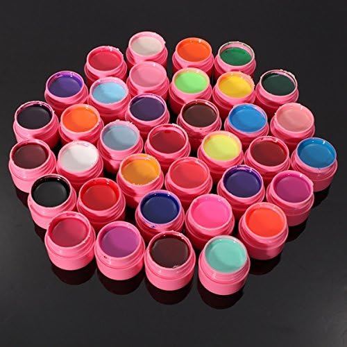 36 Pure Colors Acrylic UV Gel Builder Nail Art Manicure Set