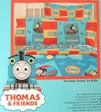 51JkFzHpQ9L. SL160  Twin Sheet Set   Thomas Ticket To Ride Pattern